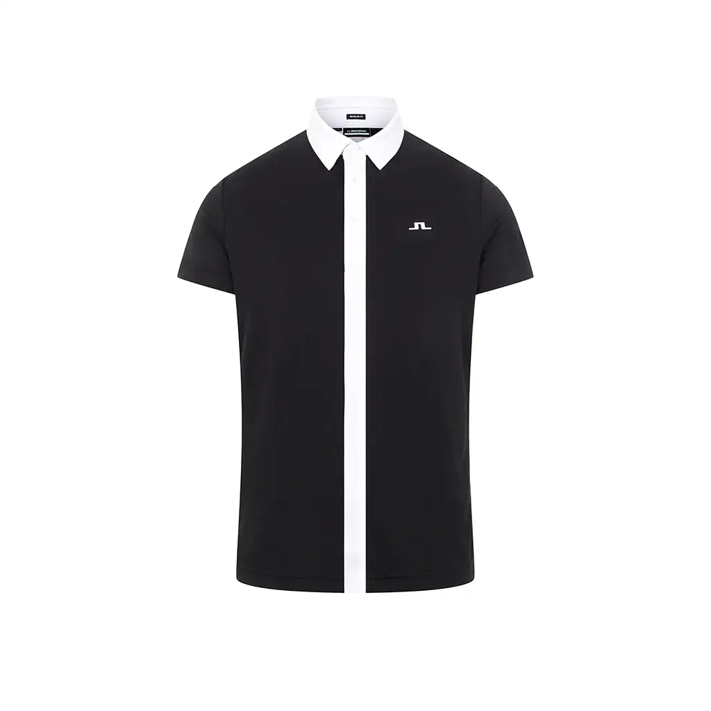 Ade Regular Fit Golf Polo Black