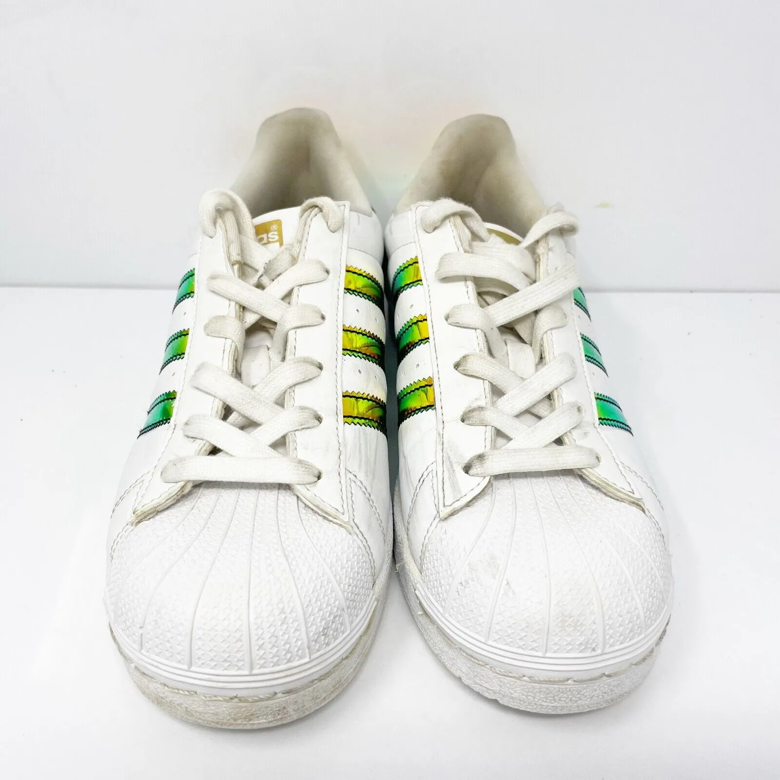 Adidas Boys Superstar CP9837 White Casual Shoes Sneakers Size 6