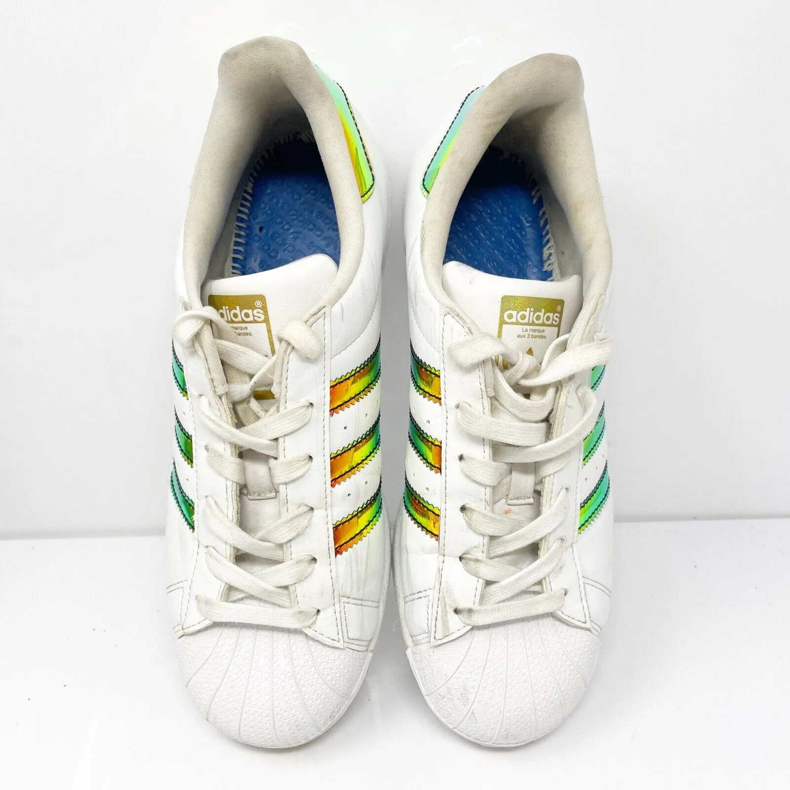 Adidas Boys Superstar CP9837 White Casual Shoes Sneakers Size 6