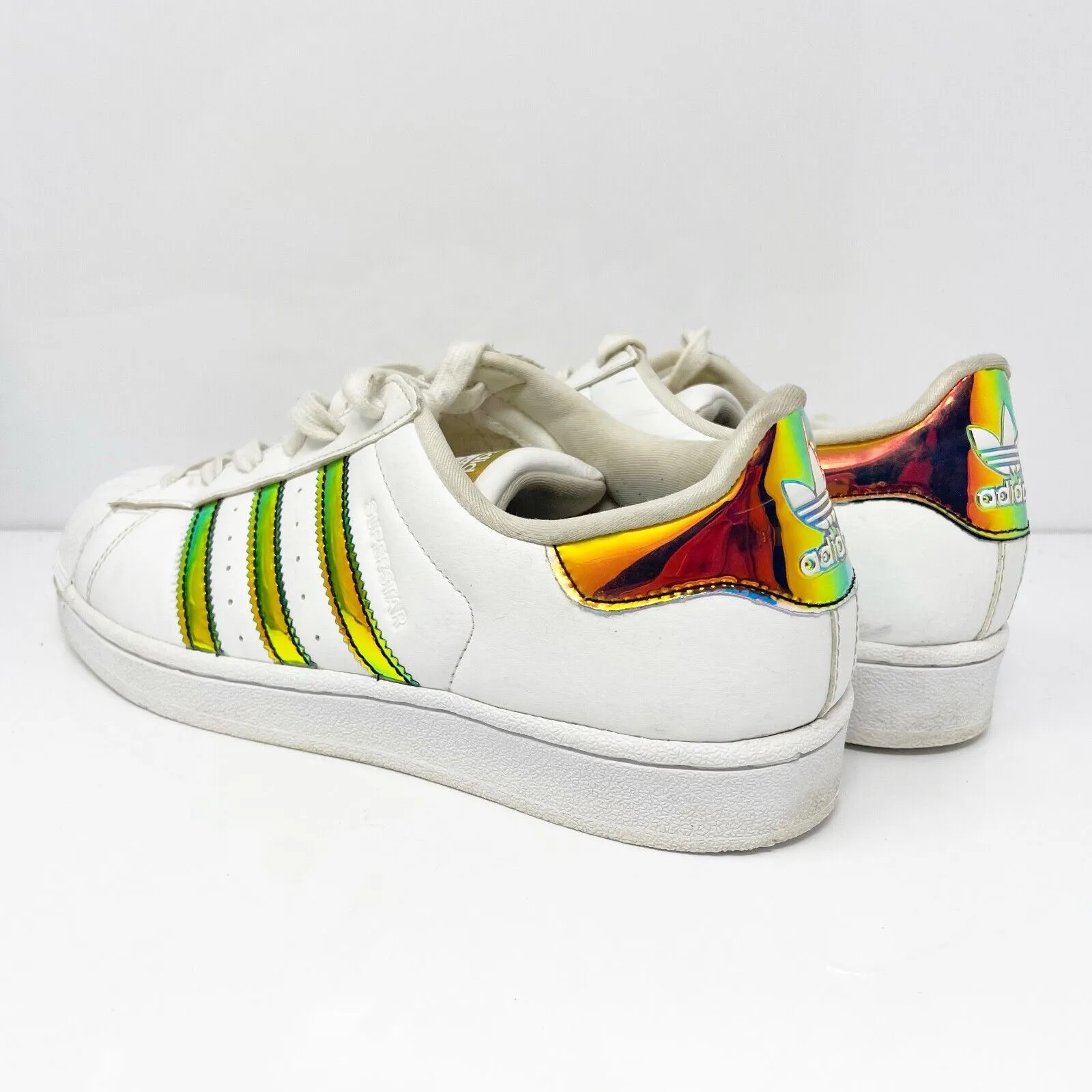 Adidas Boys Superstar CP9837 White Casual Shoes Sneakers Size 6