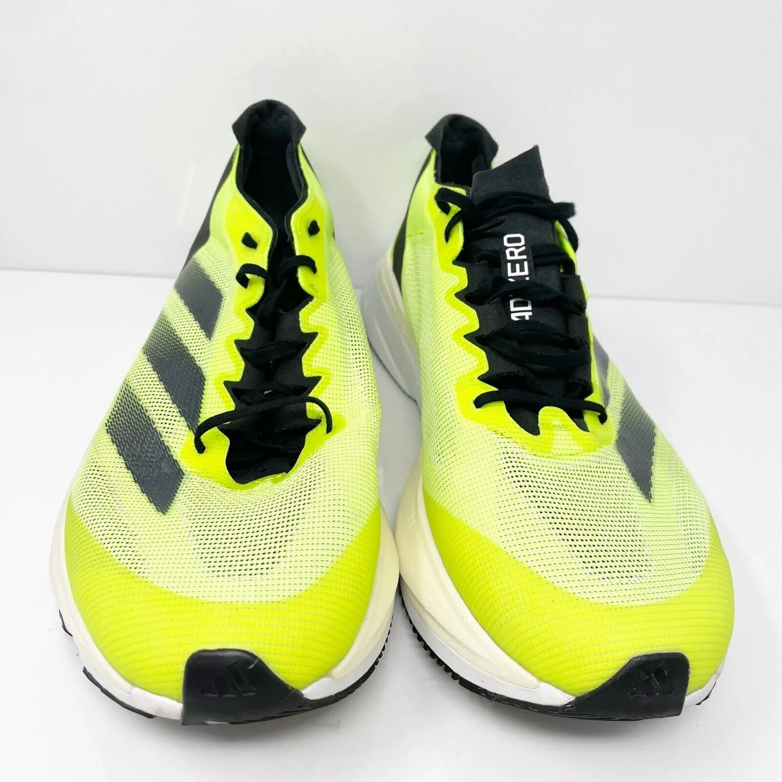 Adidas Mens Adizero Boston 12 HP9705 Green Running Shoes Sneakers Size 12.5