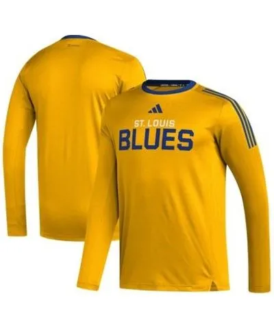 adidas Men's NHL St. Louis Blues AEROREADYÂ® Long Sleeve T-Shirt