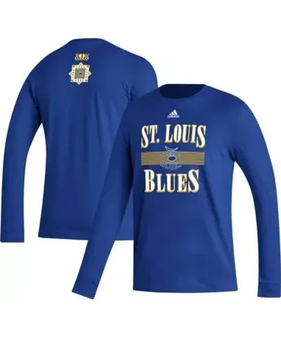 adidas Men's NHL St. Louis Blues Reverse Retro 2.0 Fresh Playmaker Long Sleeve T-Shirt