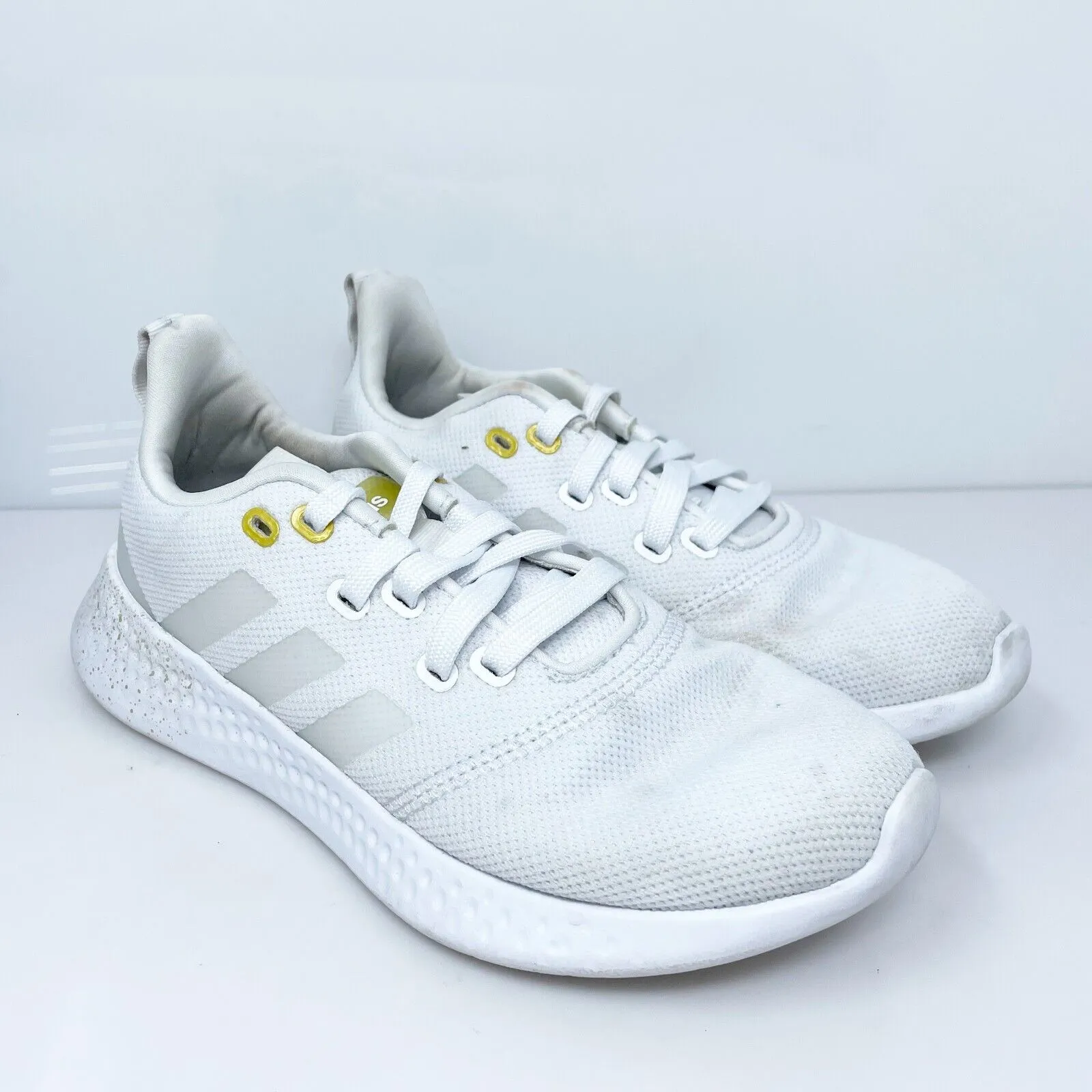 Adidas Womens Puremotion GV8926 White Running Shoes Sneakers Size 6