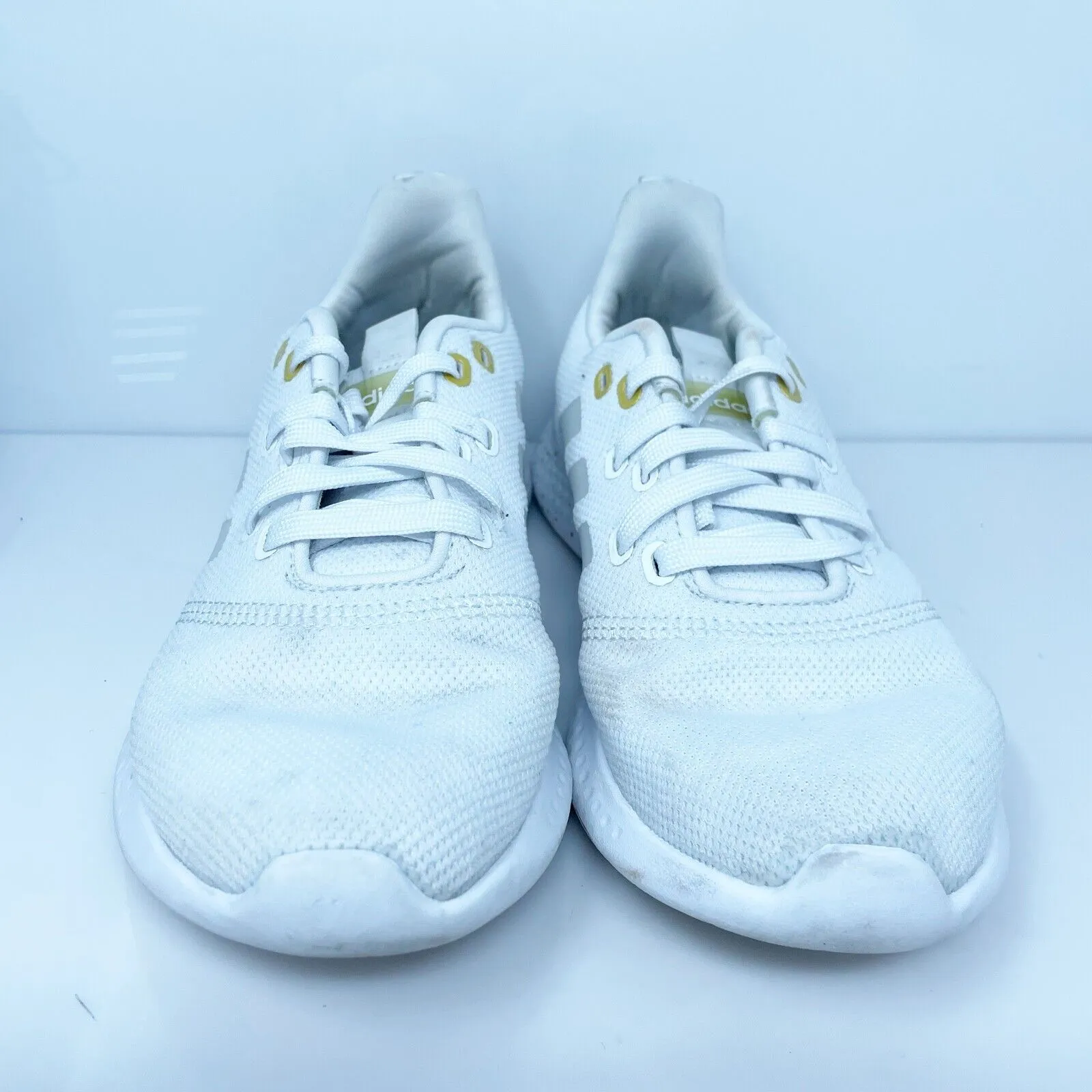 Adidas Womens Puremotion GV8926 White Running Shoes Sneakers Size 6