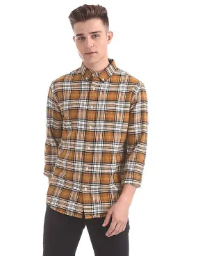 Aeropostale Button Down Collar Check Shirt