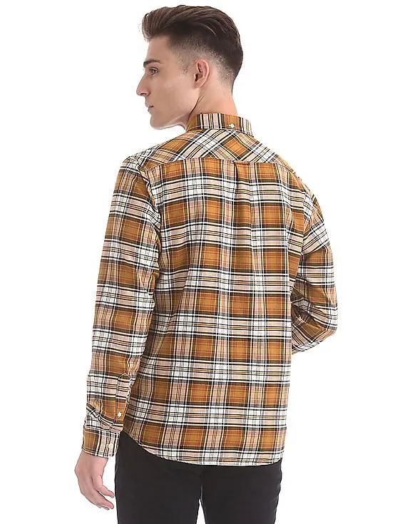 Aeropostale Button Down Collar Check Shirt