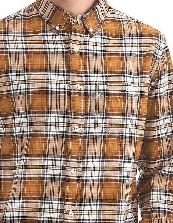 Aeropostale Button Down Collar Check Shirt