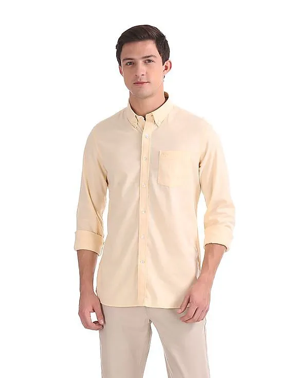 Arrow Sports Slim Fit Button Down Collar Shirt