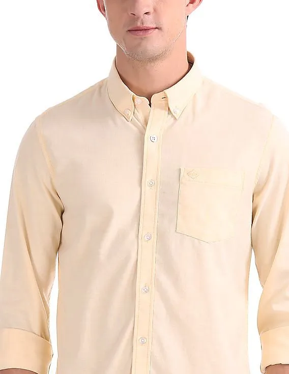 Arrow Sports Slim Fit Button Down Collar Shirt