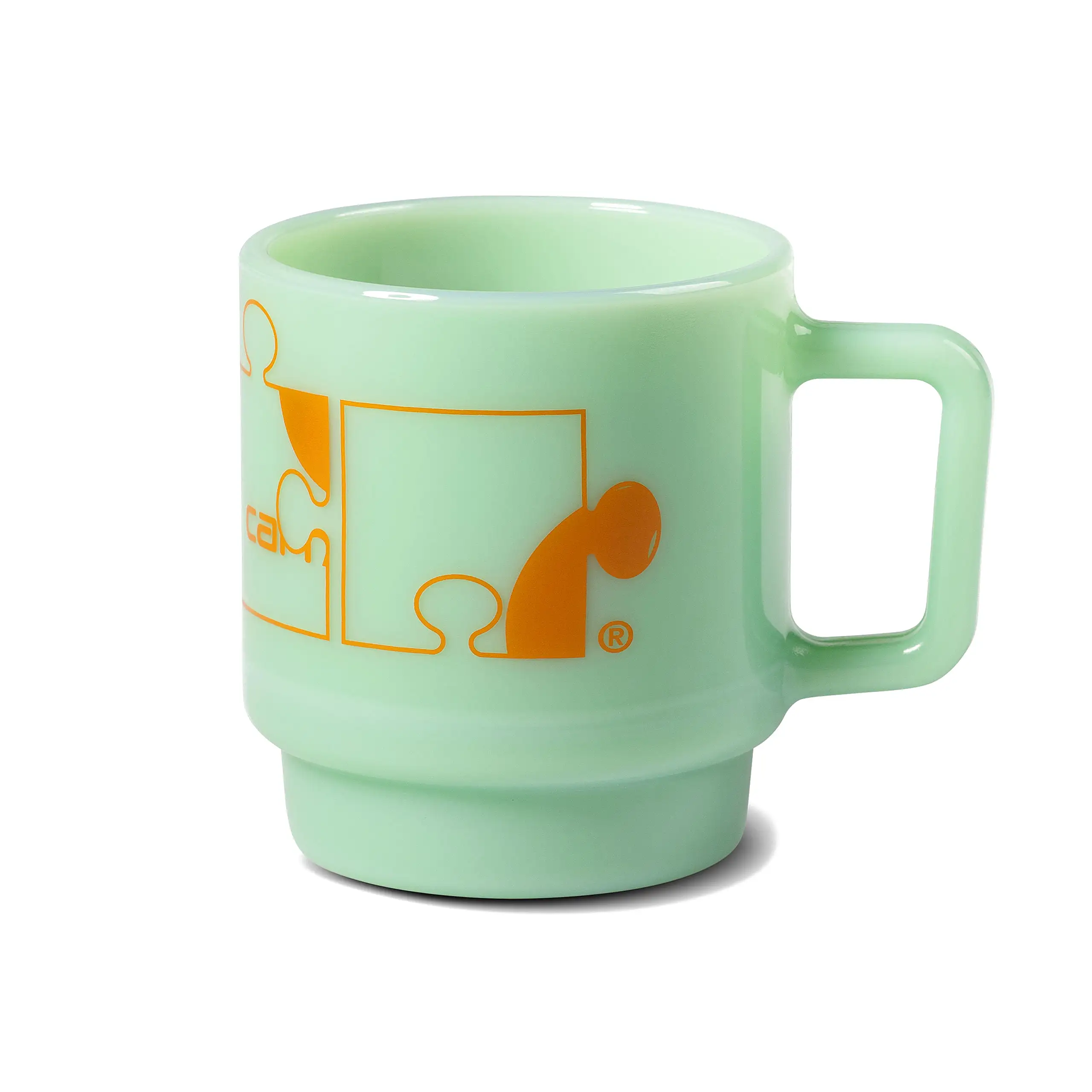 ASSEMBLE GLASS MUG JADE / CARHARTT ORANGE