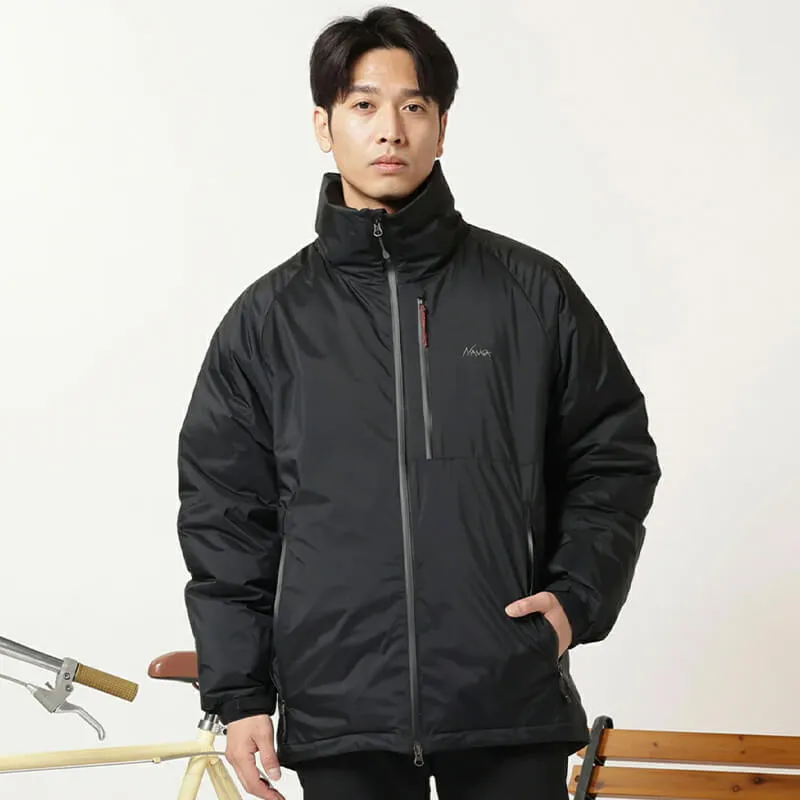 Aurora Stand Collar Down Jacket - Black