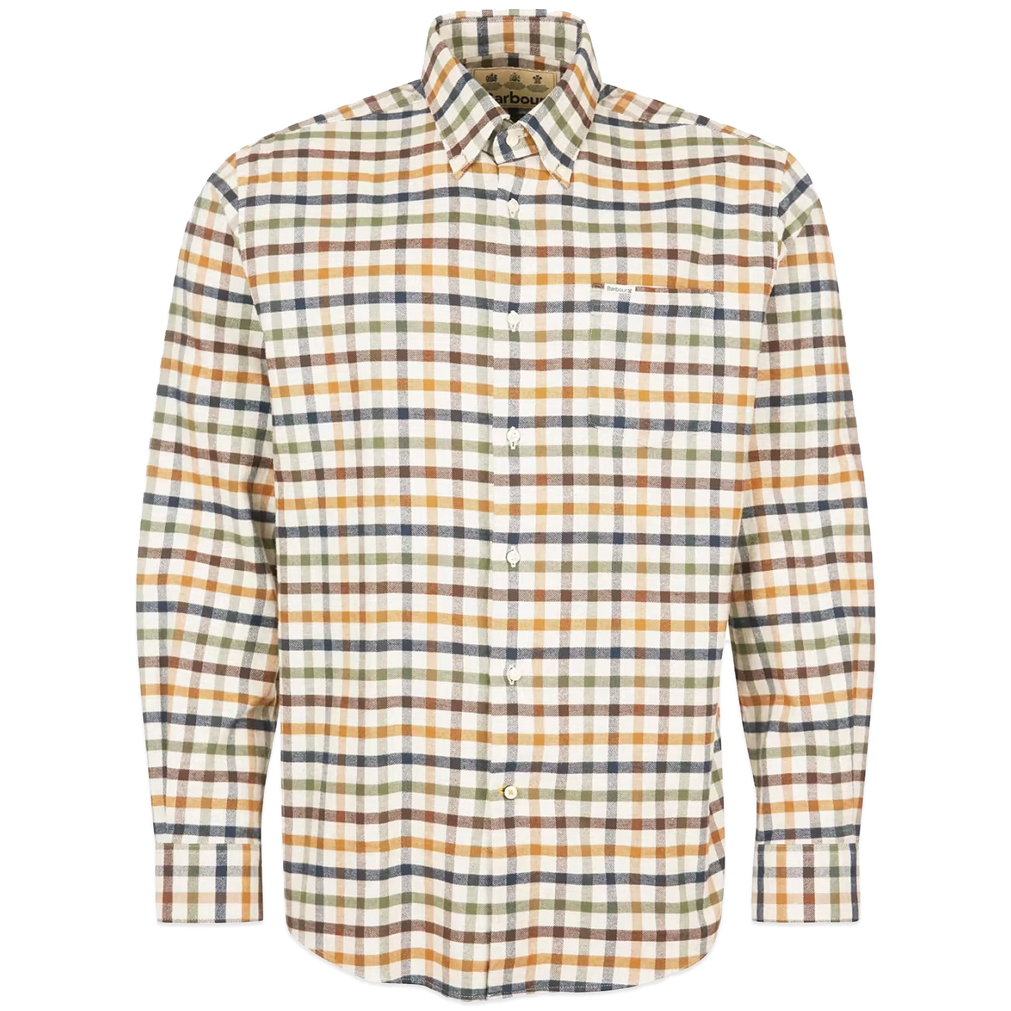 Barbour Hadlo Brushed Cotton Regular Shirt - Ecru