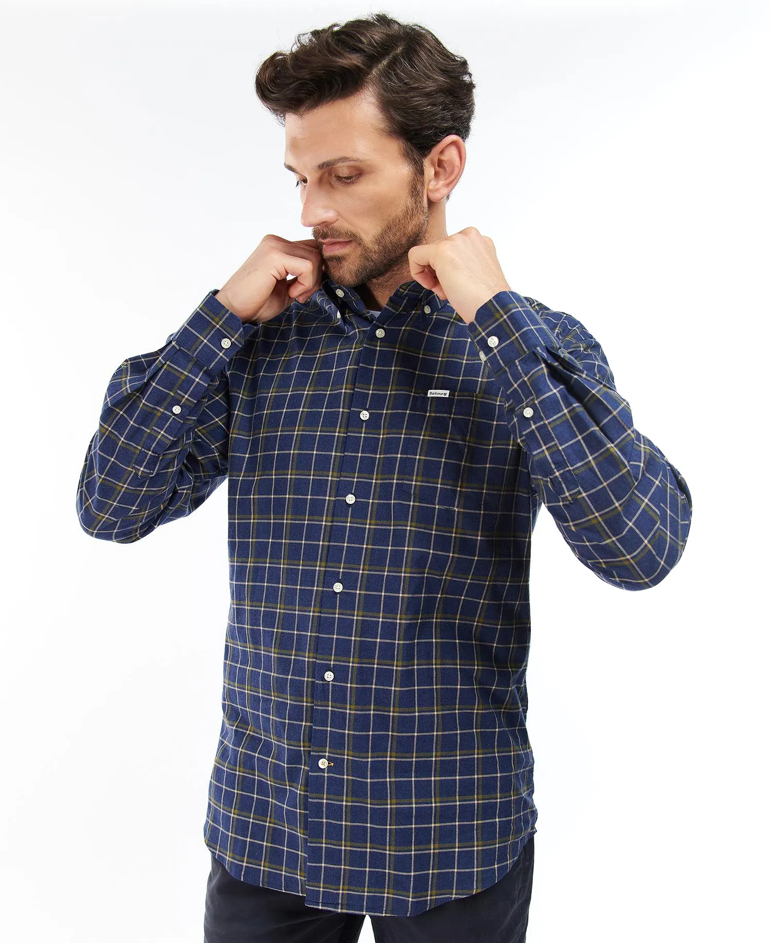 Barbour Pelton Regular Shirt - Navy