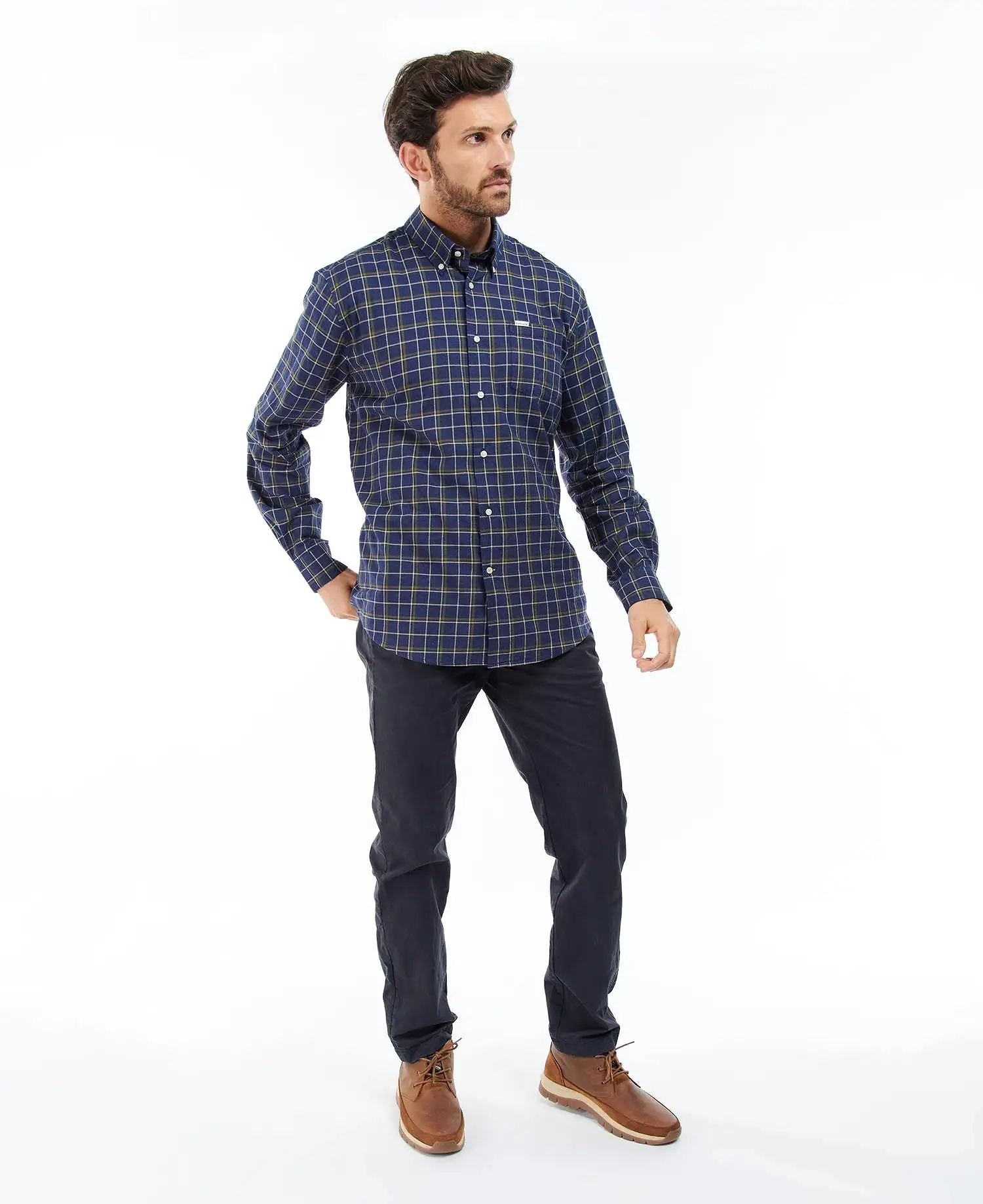 Barbour Pelton Regular Shirt - Navy