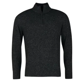 Barbour Tisbury Half Zip Sweater Black