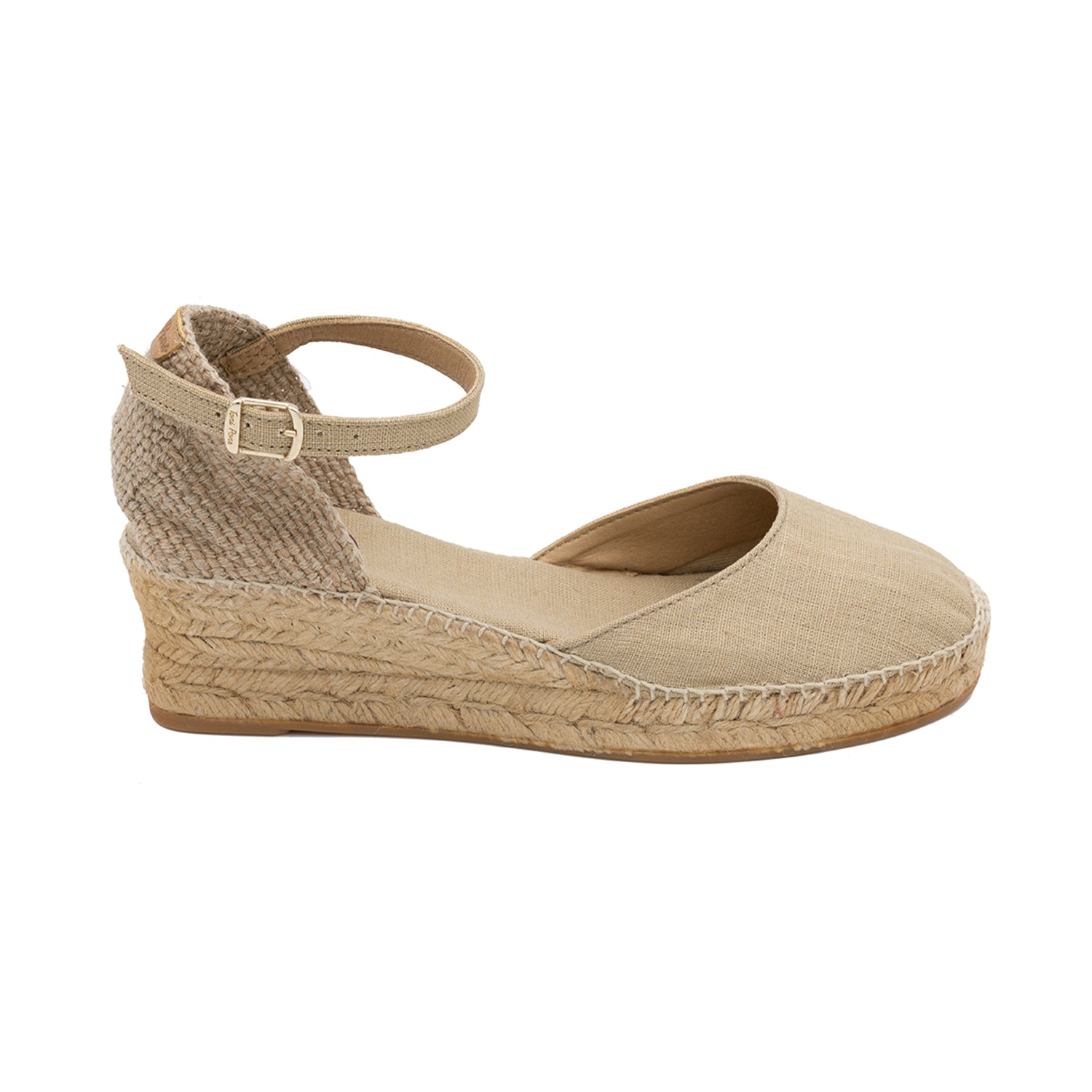 Basic Linen Wedge Espadrille for Women - Romina