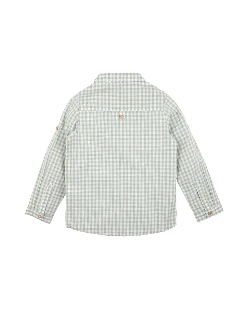 Bebe Jude Gingham Shirt - Fern Check