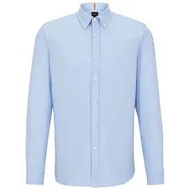 Boss Rickert Oxford Regular Fit LS Shirt - Sky Blue