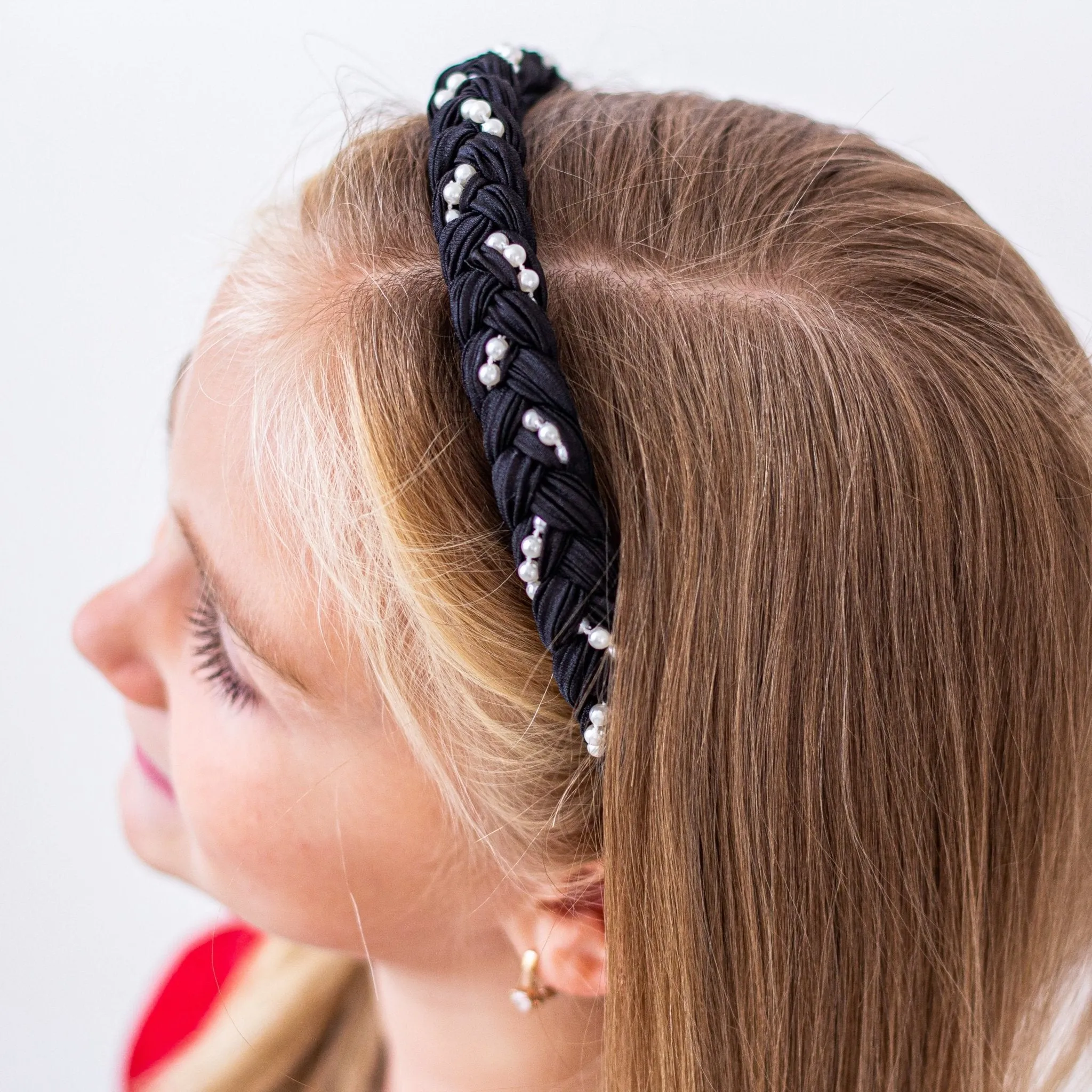 Braided Pearl Headband