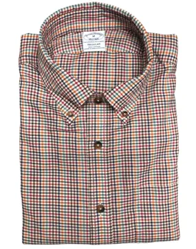 Brooks Brothers Luxe Cotton Twill Polo Button Down Collar Shirt: Multi