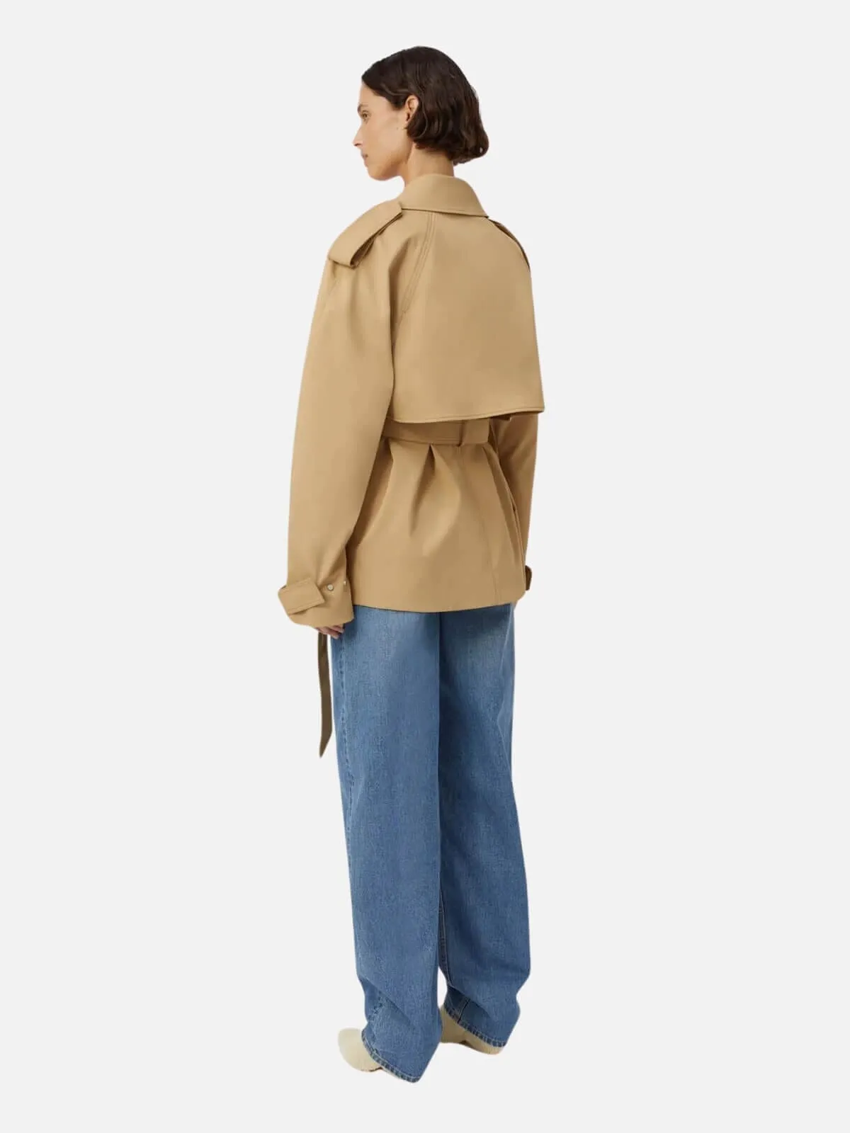 Burdock Trench Jacket - Latte