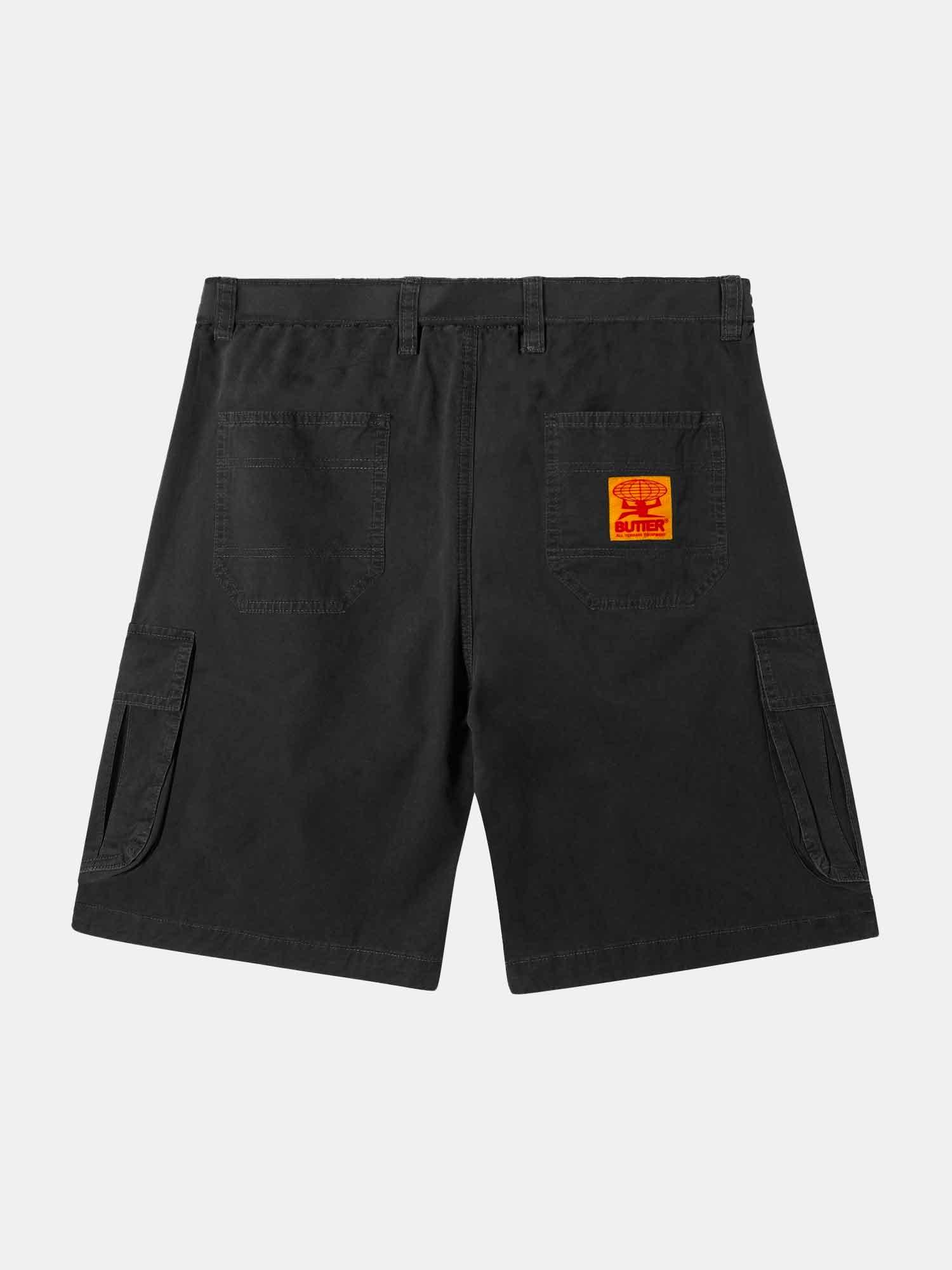 Butter Goods Field Cargo Shorts - Black