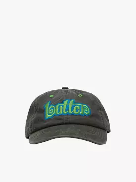 Butter Goods Swirl 6 Panel Cap - Washed Black