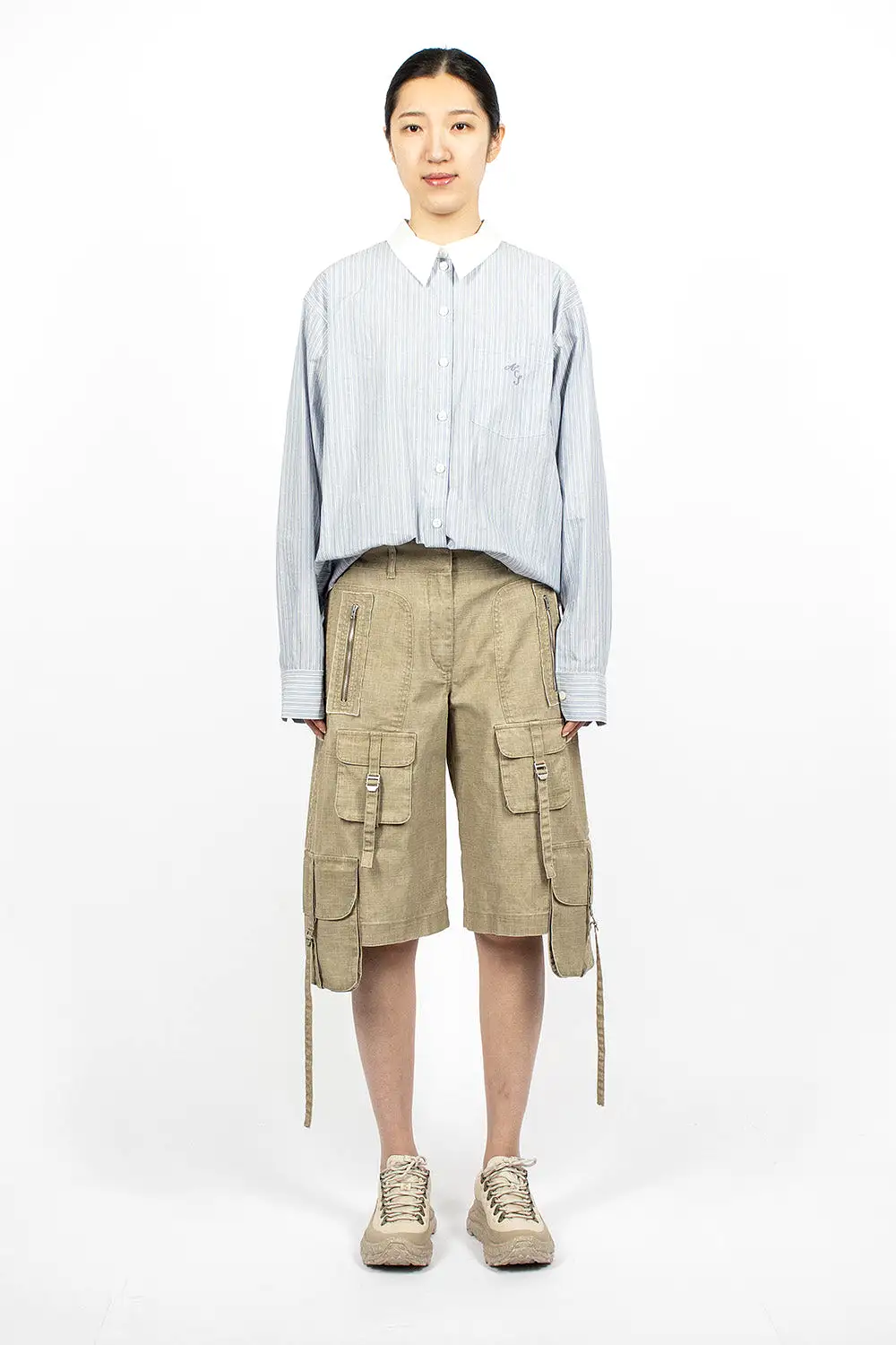 Cargo Shorts Khaki Beige