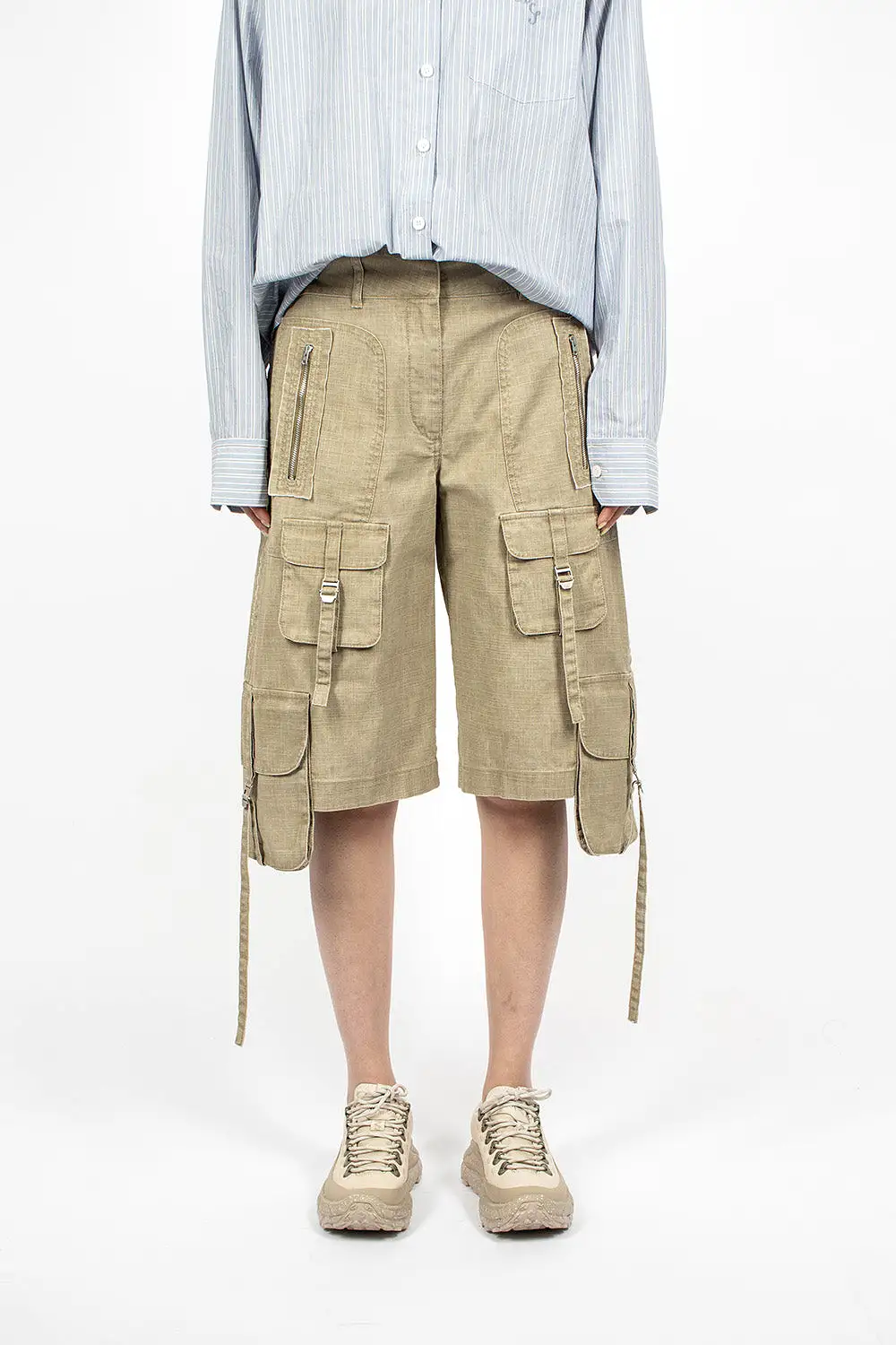 Cargo Shorts Khaki Beige