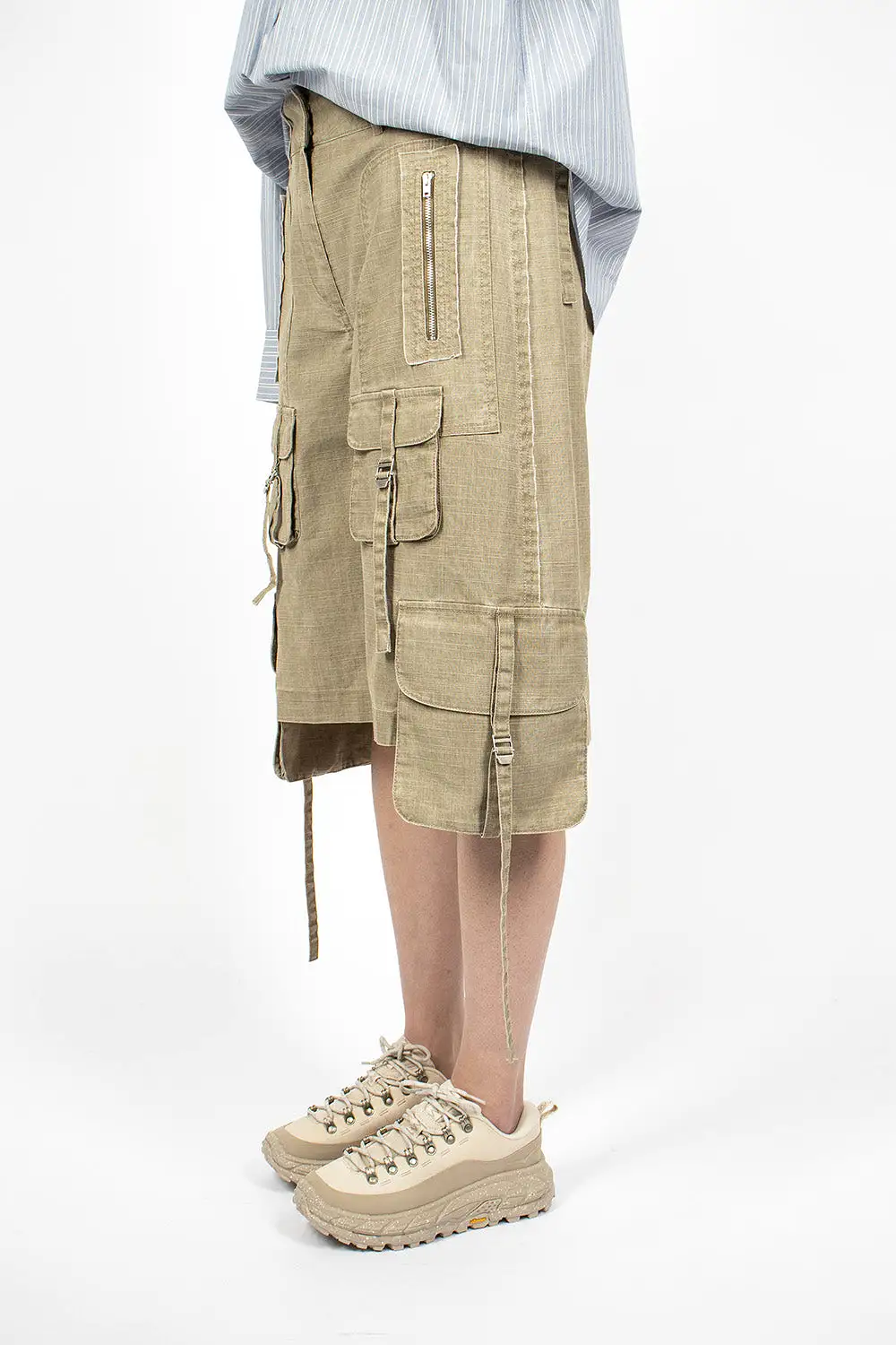 Cargo Shorts Khaki Beige