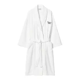 CARHARTT PLEASE BATHROBE WHITE / BORDEAUX