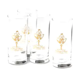 CARHARTT PLEASE GLASS SET CLEAR / GOLD