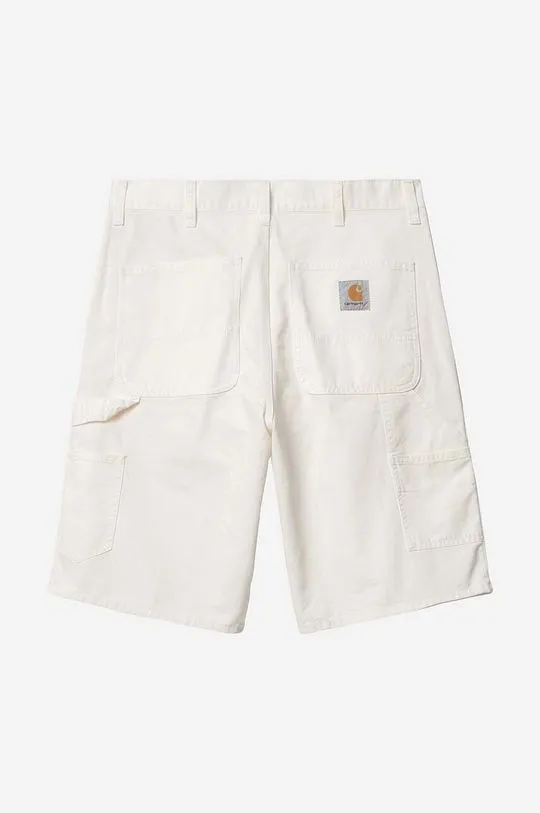 Carhartt WIP cotton shorts beige color