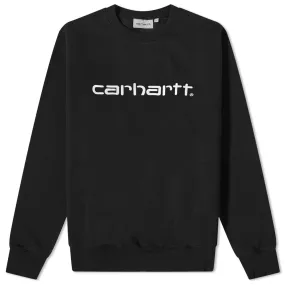 Carhartt WIP Logo SweatBlack & White