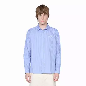 Casual Striped Shirt Sky Blue Stripes