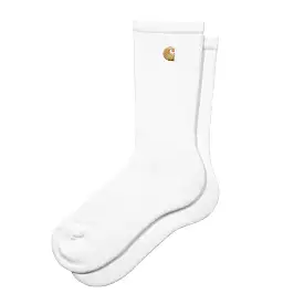 CHASE SOCKS WHITE / GOLD