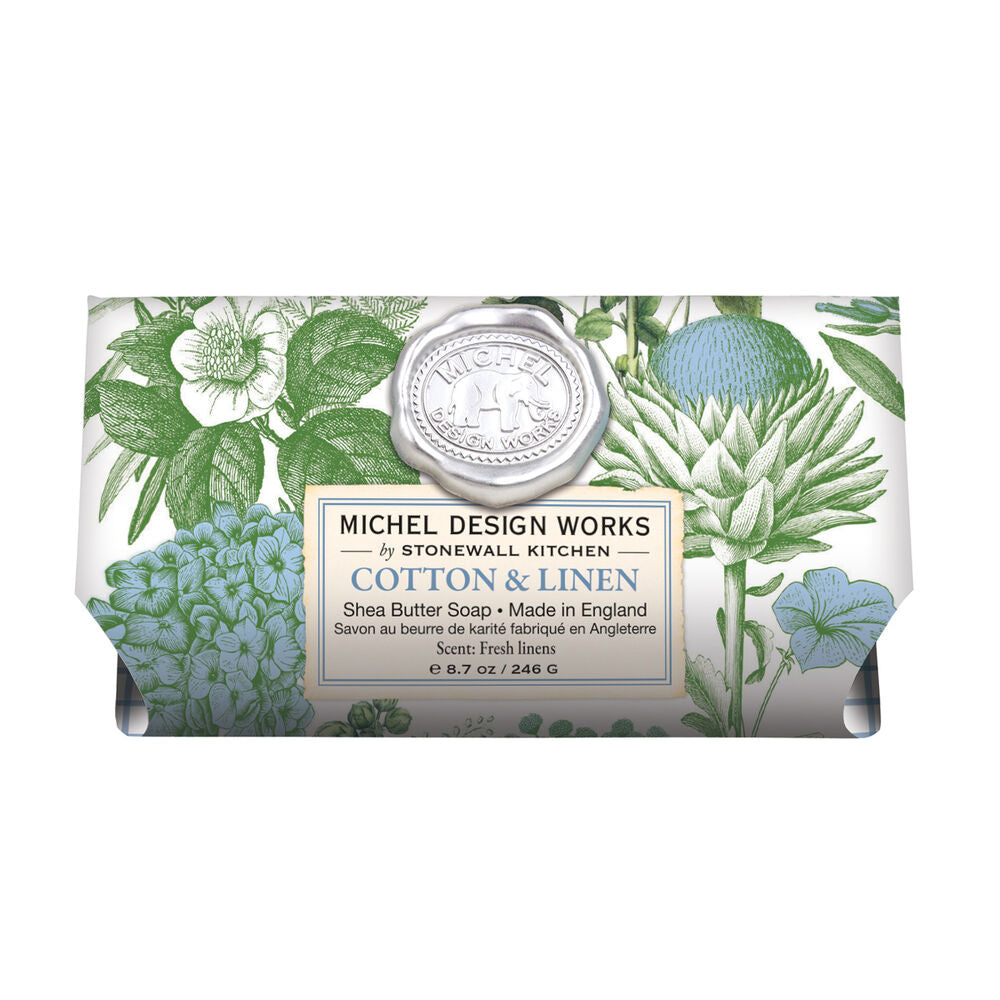 Cotton & Linen Large Bath Soap Bar