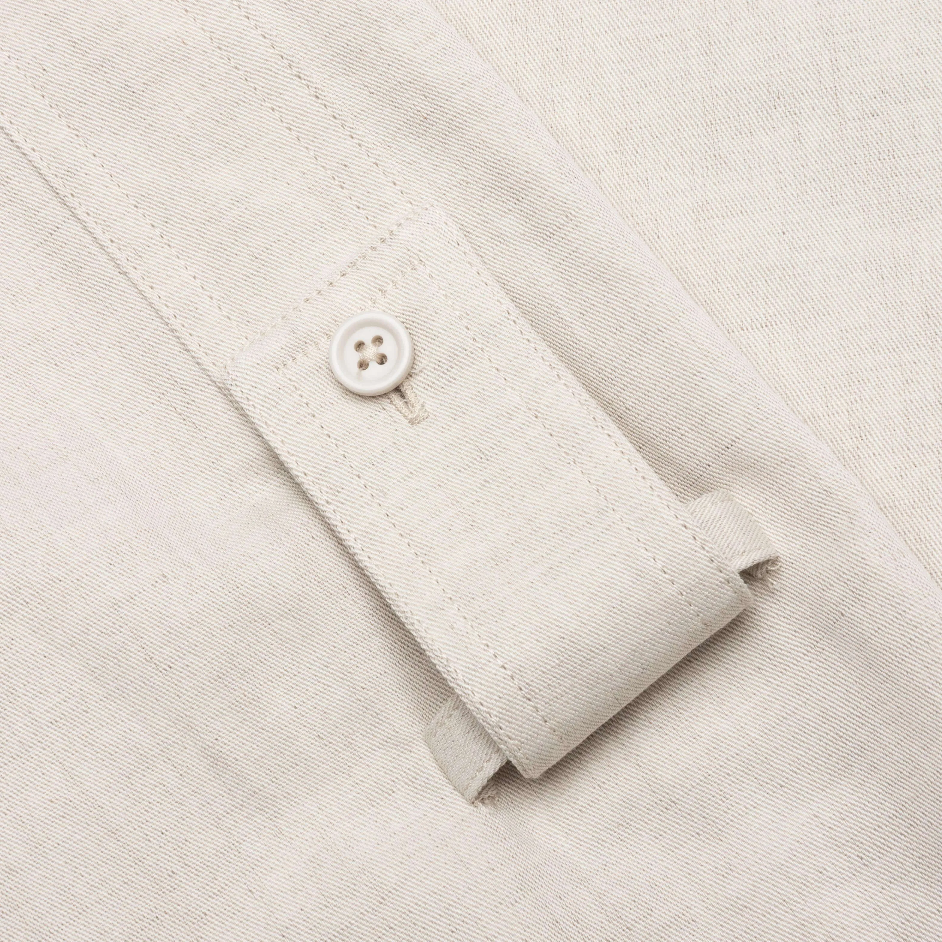 Cotton-Linen Cargo Shirt - Twill/Natural