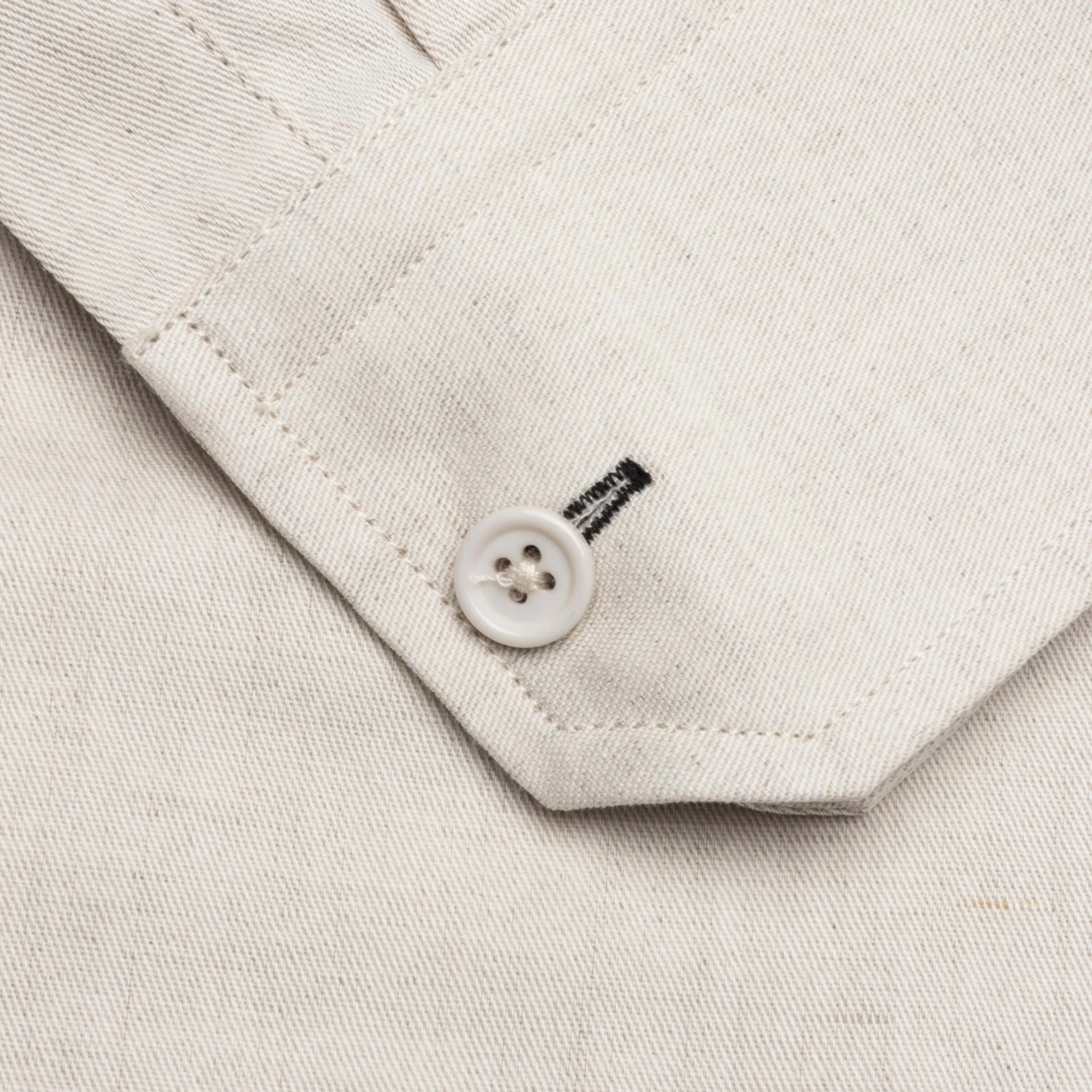 Cotton-Linen Cargo Shirt - Twill/Natural