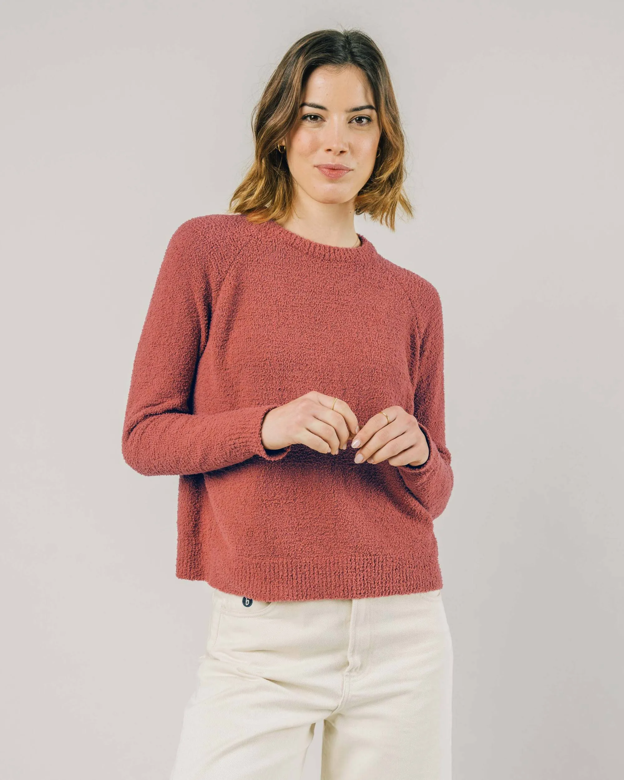 Cropped Sweater Cherry