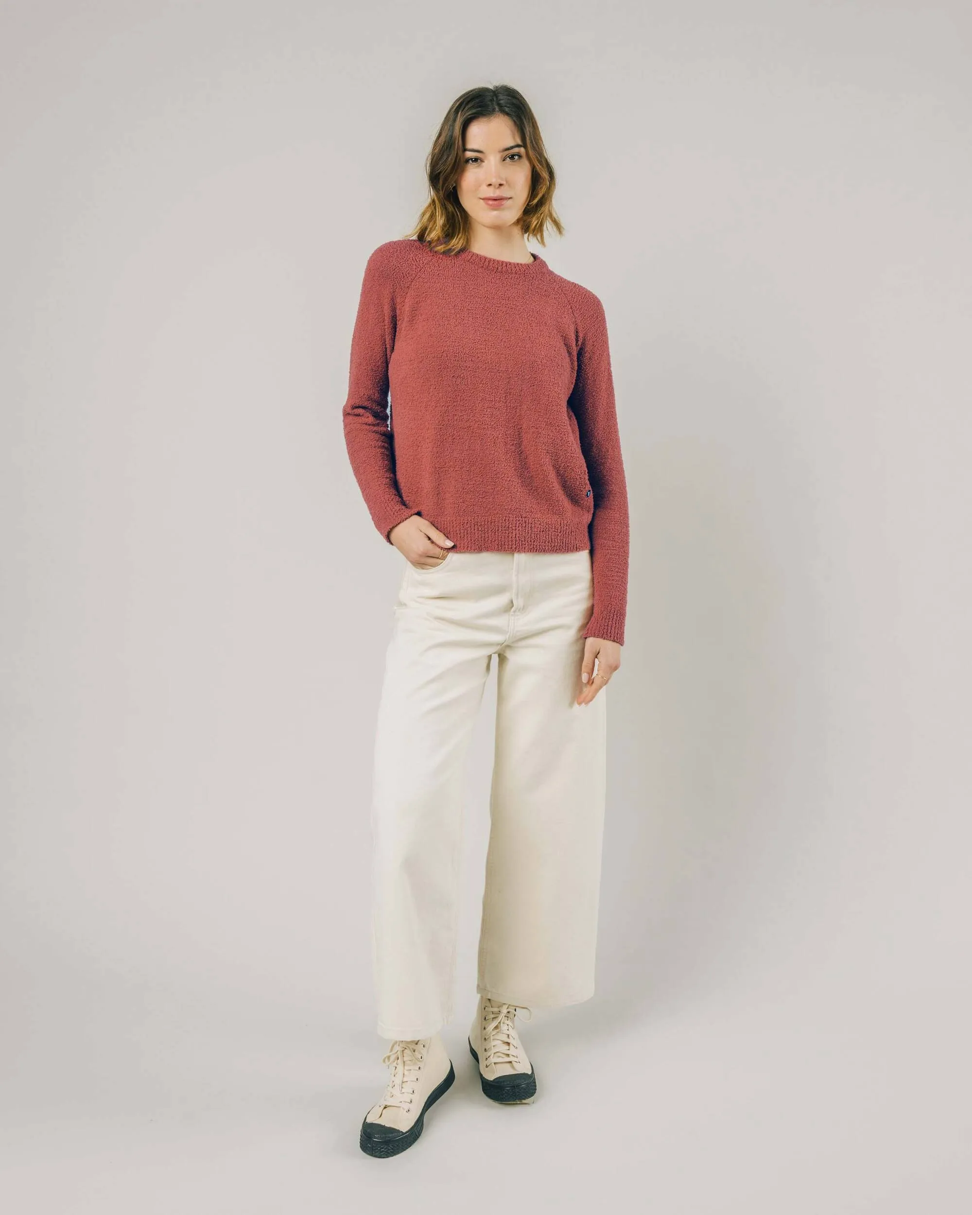 Cropped Sweater Cherry