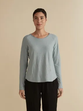 Cut Loose Linen Cotton Jersey Sporty Top