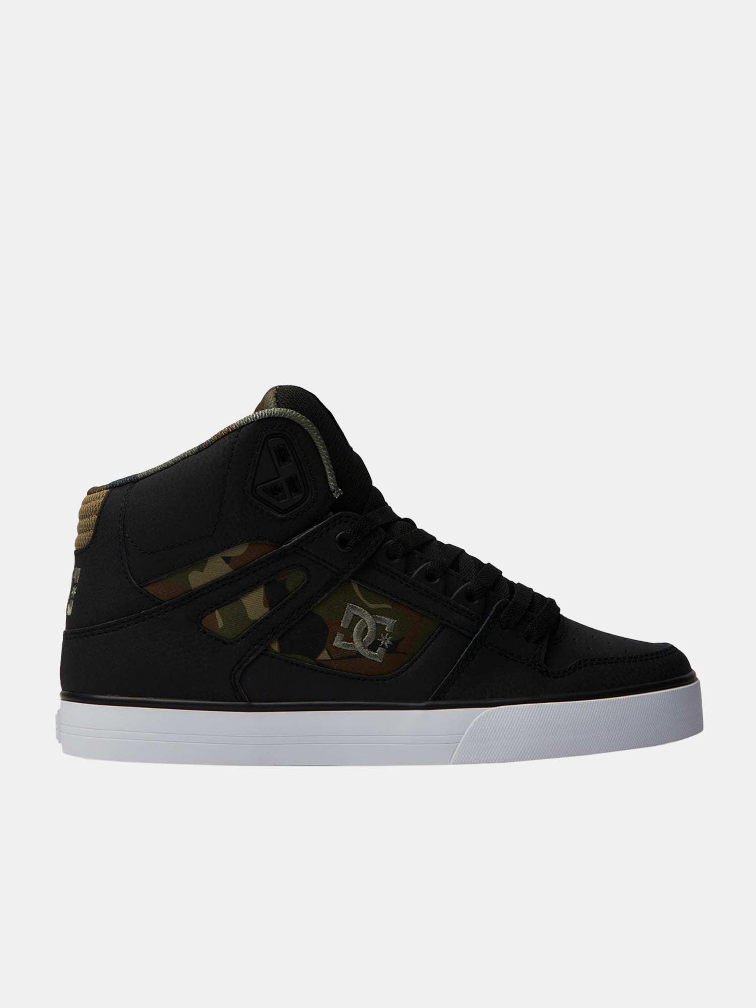 DC Pure High-Top WC - Black / Black / Green