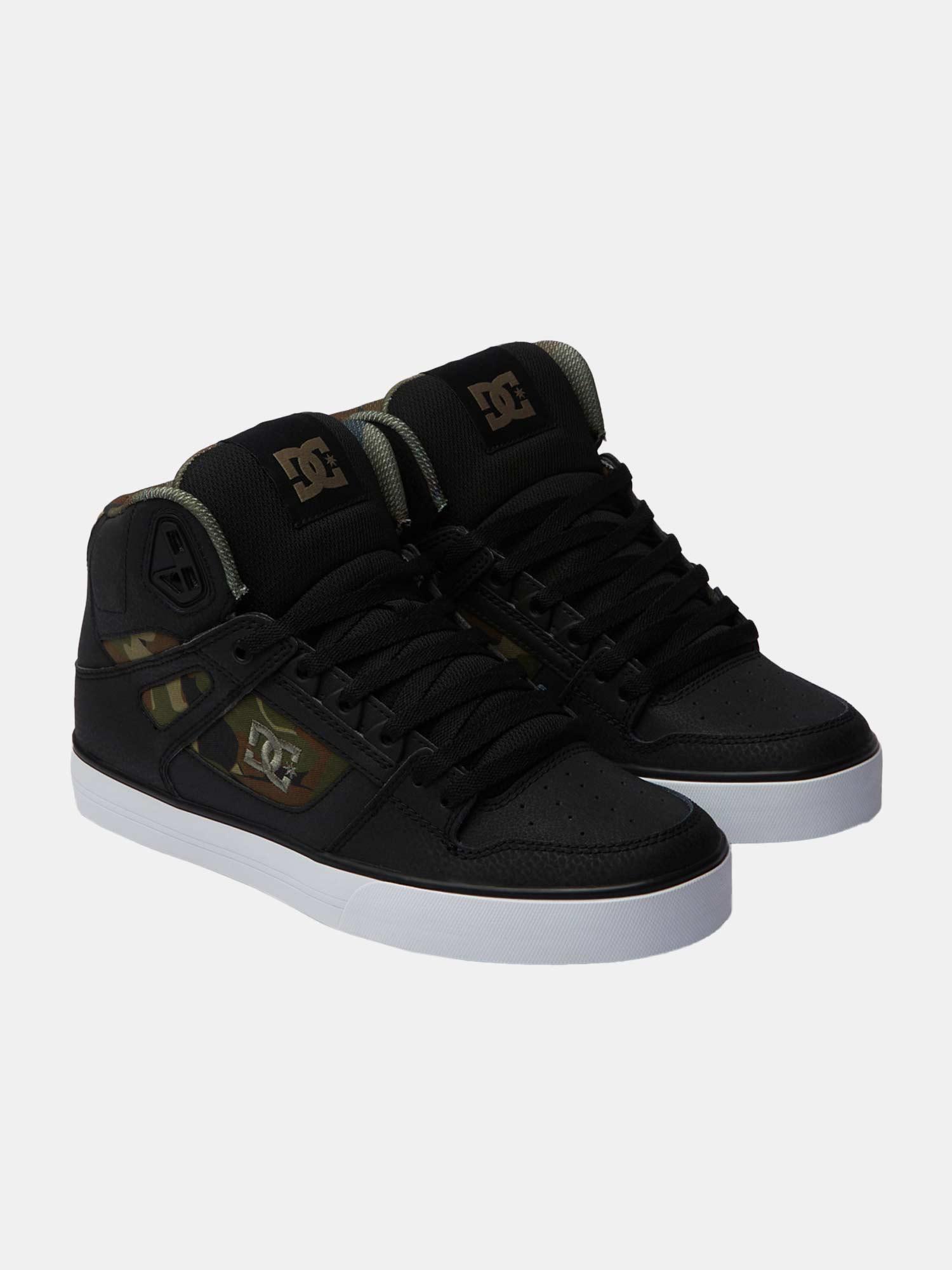 DC Pure High-Top WC - Black / Black / Green