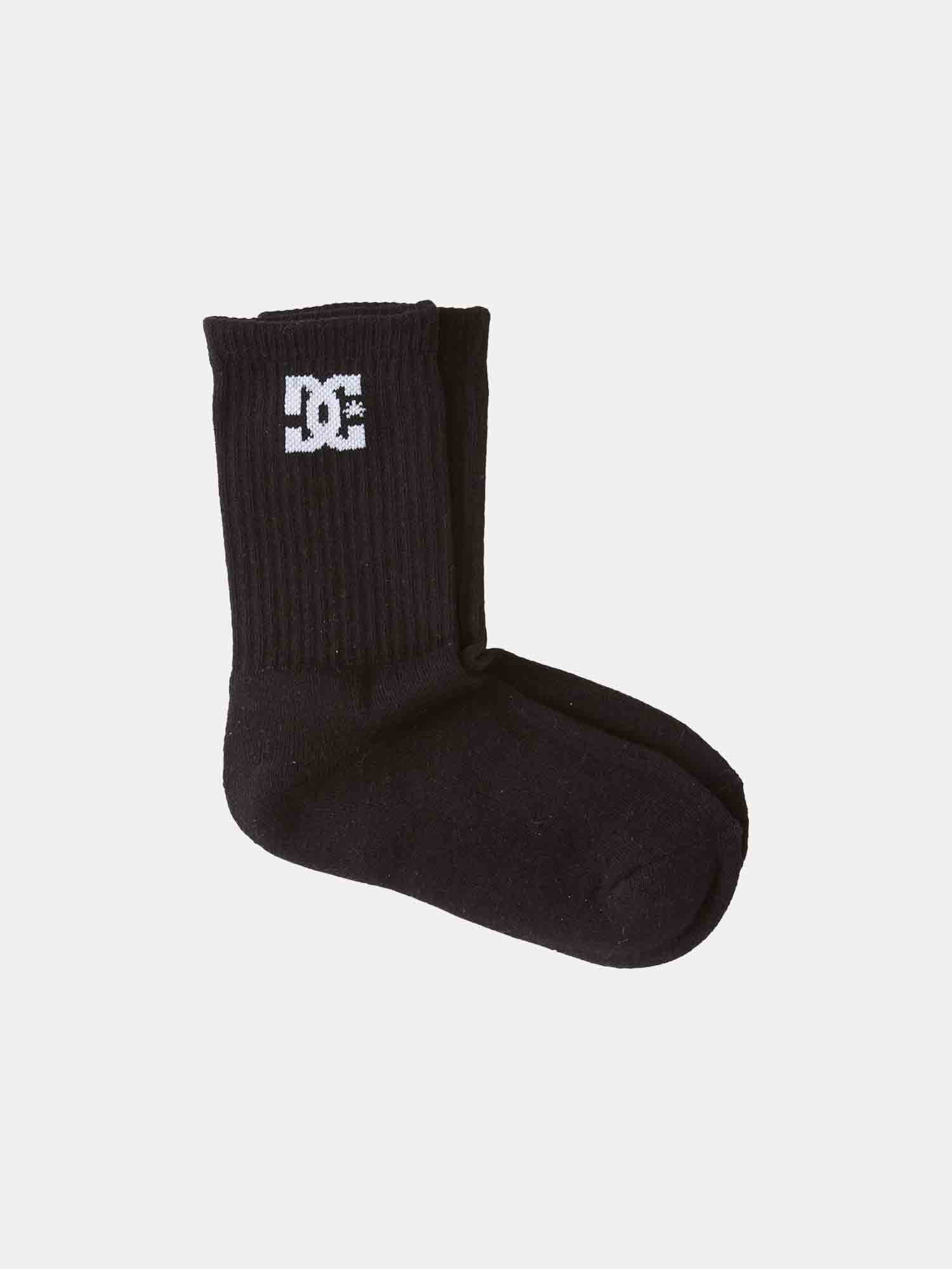 DC Youth Crew Socks 3PK - White / Grey / Black