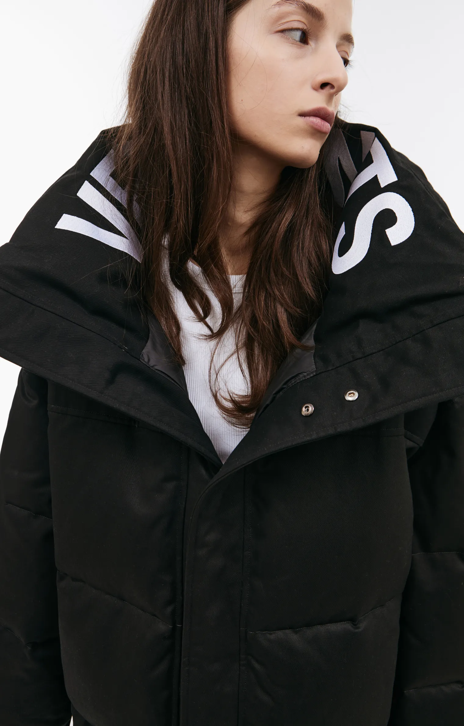 Down jacket with high collar VETEMENTS