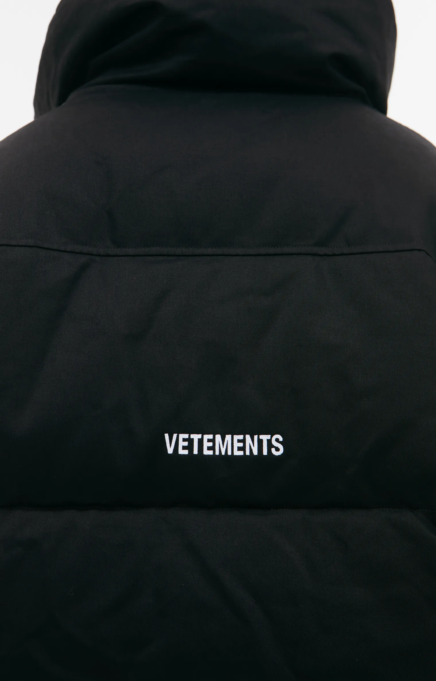 Down jacket with high collar VETEMENTS