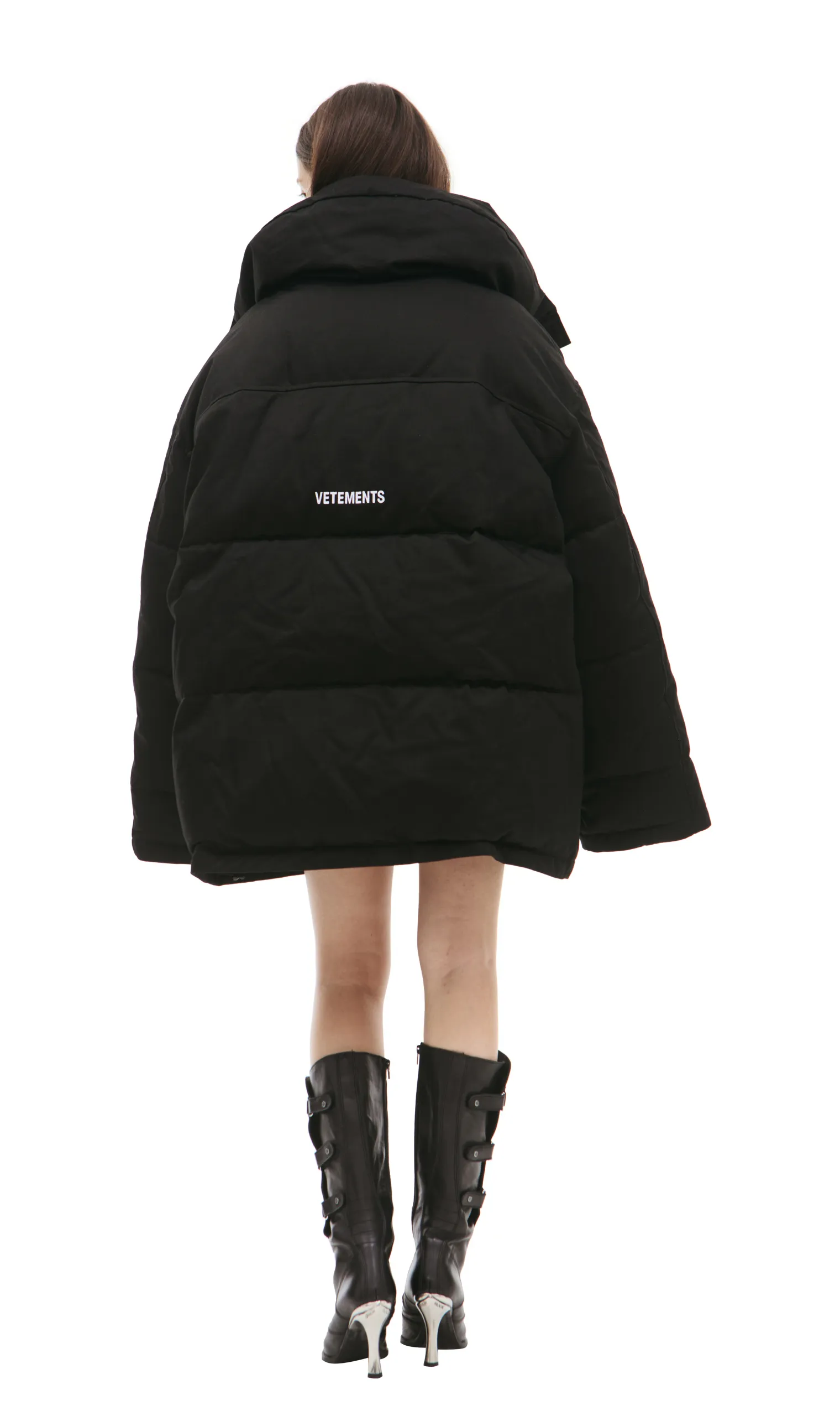 Down jacket with high collar VETEMENTS