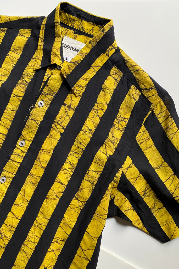 DUSHYANT ASTHANA LEMON STRIPE SHIRT